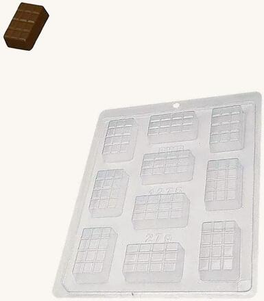 BWB 1275 - Pralinform Chokladform Liten Chokladkaka 12st - Simple Mold