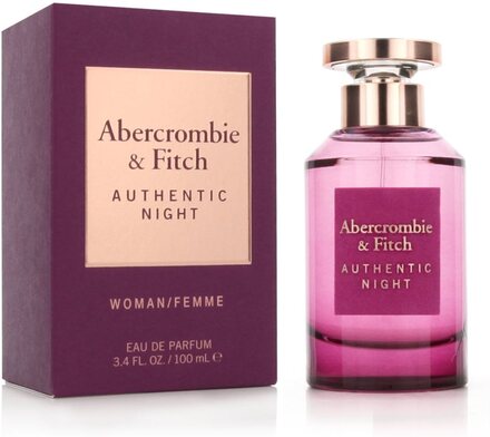 Parfym Damer Abercrombie & Fitch EDP Authentic Night Woman 100 ml