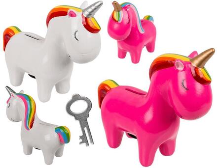 Sparbössa Enhörning / Spargris - Unicorn / Ponny - 19cm