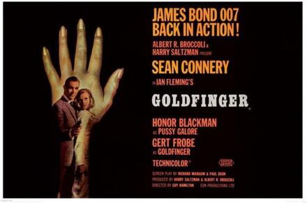 James Bond 007 - Gold Finger - One Sheet