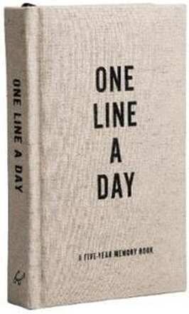Canvas One Line a Day : A Five-Year Memory Book 9781452174792