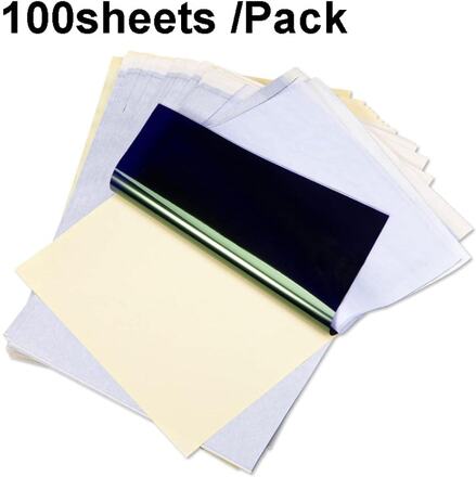 For Phomemo M08F / TP81 100sheets /Pack A4 Tattoo Transfer Paper Compatible For MR.IN Brother Pocket Jet / MT800
