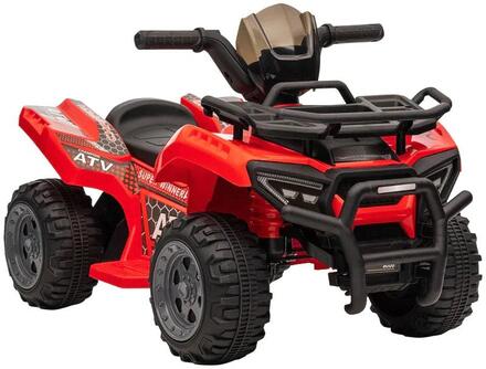 Rootz Elfordon för barn - Mini Elektrisk Quad - Barnmotorcykel - Elektrisk ATV Barnvagn - Elektrisk Quad För 18-36 månader - Röd - 70 x 42 x 45 cm