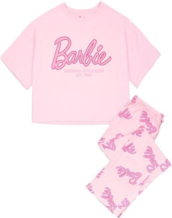 Barbie Pyjamaset med logotyp för kvinnor och damer
