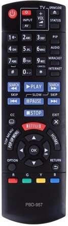 fjärrkontroll ersättning remote för Panasonic BLU-RAY DISC PLAYER IR6