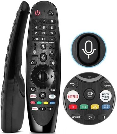 Ersättning Fjärrkontroll Kompatibel med LG Smart TV Voice Magic Fjärrkontroll Kontroll med pekare funktion