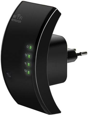 Trådlös Wifi Repeater - Svart