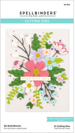 Dies Etched Spellbinders - Be Bold Blooms