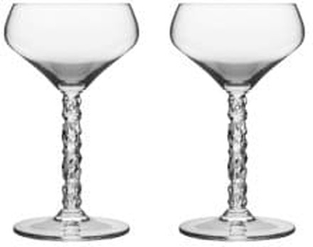 CARAT COUPE CHAMPAGNEGLAS 25CL 2-PACK - ORREFORS