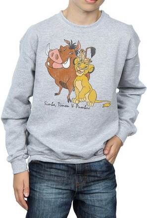 The Lion King Klassisk Simba Timon & Pumba-tröja för pojkar