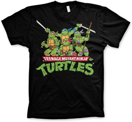 Turtles Distressed Group T-shirt Medium