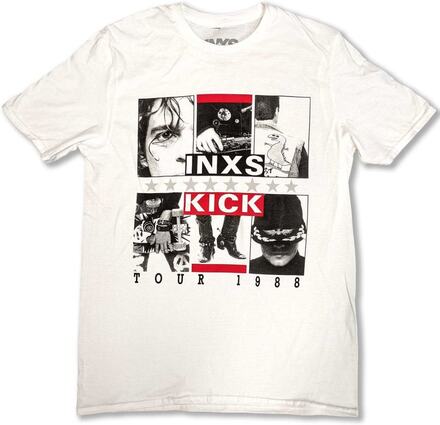 INXS Unisex T-Shirt: KICK Tour (Small)