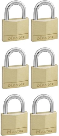 Master Lock P22214 Hänglås Guld, Silver Nyckel