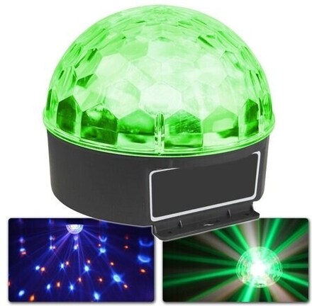 Discolampa med många rörliga och färgade ljusstrålar MAX Magic Jelly DJ Ball discolampa automatisk 6x1W