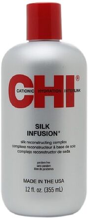 CHI Silk Infusion, Kvinna, Alla hår, Motverkar frissigt hår, Fuktgivande, Fuktgivande, Skyddande, Reparation, Revitaliserande, Shine,..., 355 ml, Fla
