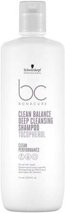 Schwarzkopf Professional BC Bonacure Clean Balance Deep Cleansing Shampoo Tocopherol 1000 ml