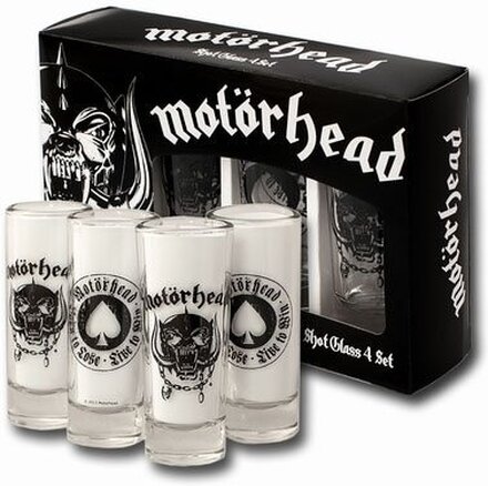 Motorhead Shotglass 4-Pack