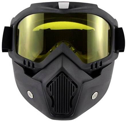 Motorcykelhjälm Mask Shield Goggles Open Face Cykel Motocross Eyewear Motorcykel – 2