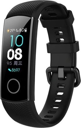 Alogy Alogy Rubber smartwatch strap for Honor Band 4/5 Universal black