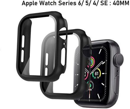 Apple Watch 40mm serie 6/5/4/SE -Fodral med skärmskydd