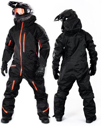 EVOLUTION BASE BLACK ORANGE OVERALL ATV /SNOWMOBILE ALLVÄDERSSTÄLL DS1