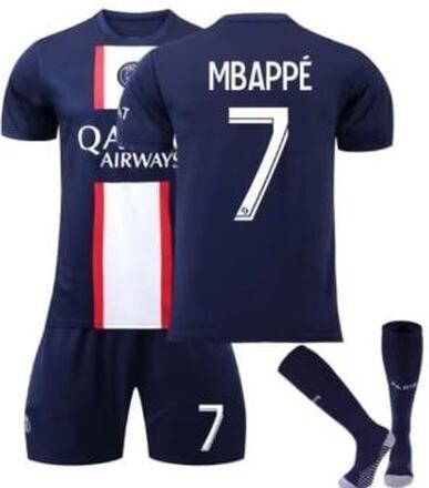 fotbollströja kit för barn Mbappe 7