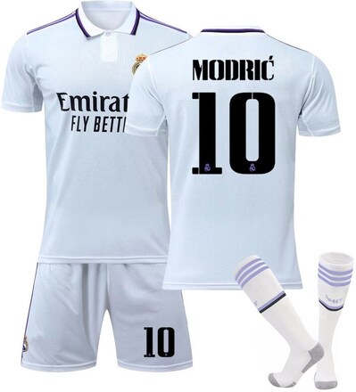 Fotbollströja Matchställ Barn Vuxen - Moderic 10 Real Madrid