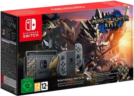 Nintendo Switch Console (Monster Hunter Rise Bundle) (Nintendo Switch)