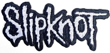 Slipknot Standard Patch: Cut-Out Logo Black Border