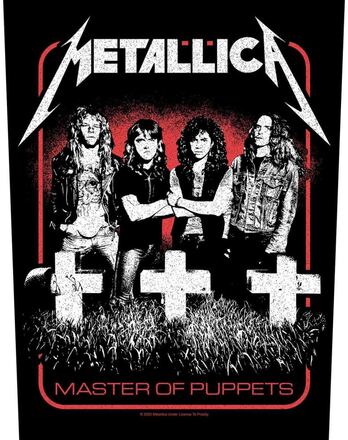 Metallica Back Patch: Master Of Puppets Band