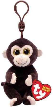 TY Beanie Bellies Clip Matteo Brown Monkey