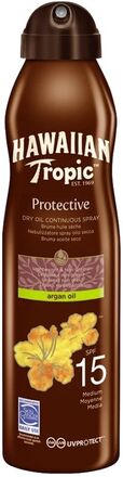 Hawaiian Tropic Hawaiian Dry Oil Argan C-spray SPF 15 Argan Oil 177ml - Solskydd