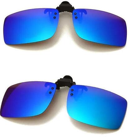 Flexibel UV-polariserad dag-nattklämma på solglasögon