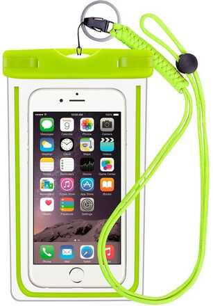 INF Vattentät mobilväska för smartphone - universal - grön