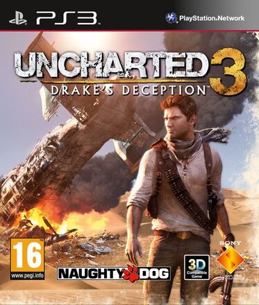 Uncharted 3: Drakes Deception - Playstation 3 (begagnad)