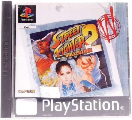 Street Fighter Collection 2 - White Label - Playstation 1 (begagnad)