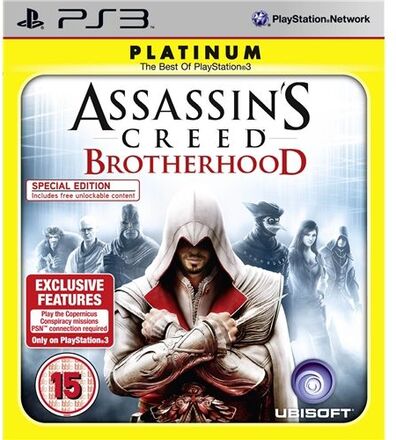 Assassins Creed: Brotherhood - Platinum - Playstation 3 (begagnad)