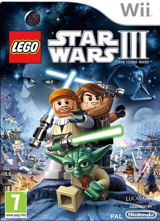 Lego Star Wars III: The Clone Wars - Nintendo Wii (begagnad)