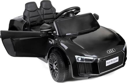 Elektrisk barnbil - batteridriven bil - Audi R8 Spyder - svart