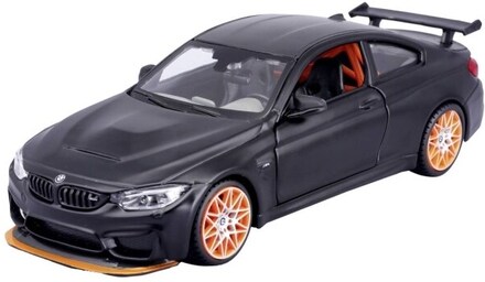 Maisto BMW M4 GTS, mattsvart modell i skala 1:24