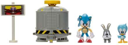 Sonic the Hedgehog Diorama Lekset Level Clear