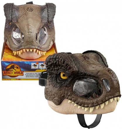 Jurassic World Tuggad Mask Och Roar Guld