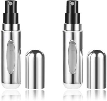 INF Mini refill parfymflaskor 2-pack Silver 5 ml