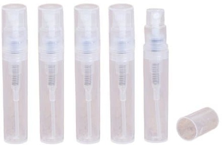 INF Mini refill sprayflaska/ reseflaska för parfym 5-pack Transparent 3 ml