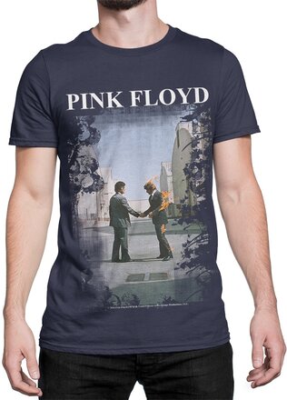 Pink Floyd - Burning Man Navy T-Shirt