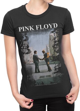 Pink Floyd - Burning Man Ladies T-Shirt (lady) T-Shirt, Kvinnor