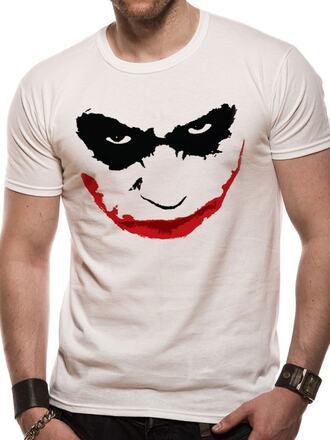 DC Comics Batman The Dark Knight - Joker Smile Outline T-Shirt