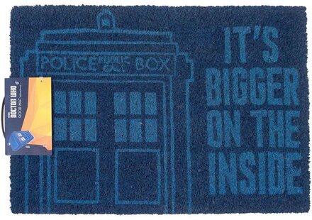 Doctor Who Officiell dörrmatta med större insida på insidan