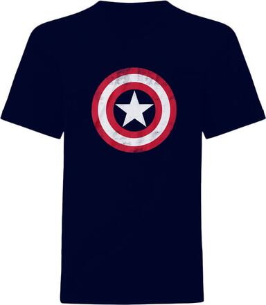 Captain America Unisex T-shirt med sköld för vuxna