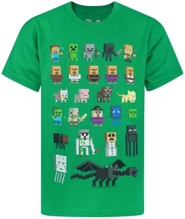 Minecraft T-shirt för pojkar Sprites